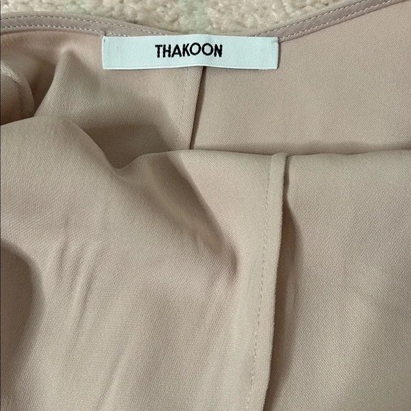 Thakoon Dusty Blush Nude Midi Slip Dress Size 4 Minimalist Clean Girl Neutral - Picture 13 of 14